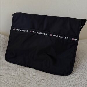 POLO JEANS Black Messenger Bag